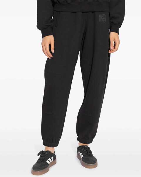 Pantaloni de trening Alexander Wang Puff-Print Logo Sweatpants BLACK Femei (BM 19370126) 3
