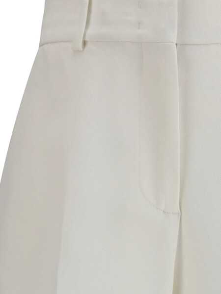Pantaloni casual Ermanno Scervino Viscose Palazzo Pants 10606 Femei (BM 19370138) 3