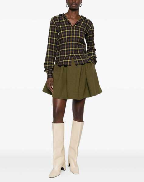 Camasi casual COPERNI Hooded Shirt BROWN Femei (BM 19370144) 2