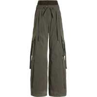 Pantaloni casual Waxed Faille Pants Femei