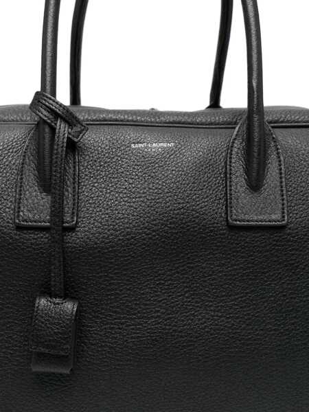 Genti de voiaj de mana Saint Laurent Bowling Duffle Bag Large BLACK Barbati (BM 19370219) 3