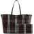 Burberry "Highlands" Medium Tote Bag BORDEAUX
