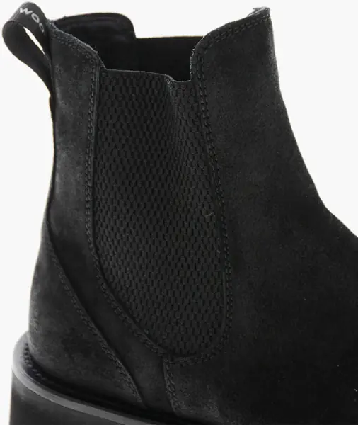 Ghete Woolrich Suede Chelsea Booties With Carrion Sole Black Barbati (BM 19370291) 4
