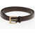 Comme des Gar&ccedil;ons Homme Plus Leather Belt With Golden-Effect Buckle 25Mm Brown