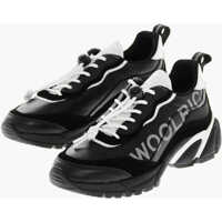 Sneakers Textured Leather Tech Runner Sneakers With Printed Logo Femei