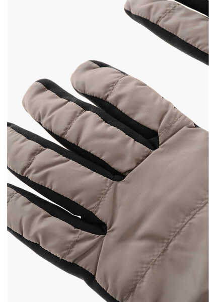 Manusi Woolrich Padded Nylon Touch Screen Gloves Brown Barbati (BM 19370330) 2