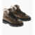 Woolrich Leather Hiking Booties With Shearling Lining Brown