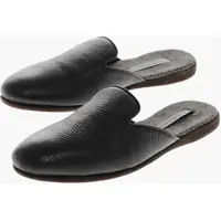 Saboti Textured Leather Sabot Barbati