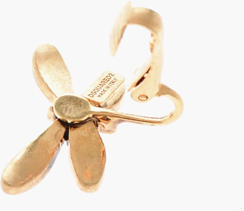 Cercei DSQUARED2 Metal Clip-On Single Earring With Butterfly Shaped Detail Multicolor Barbati (BM 19370360) 3