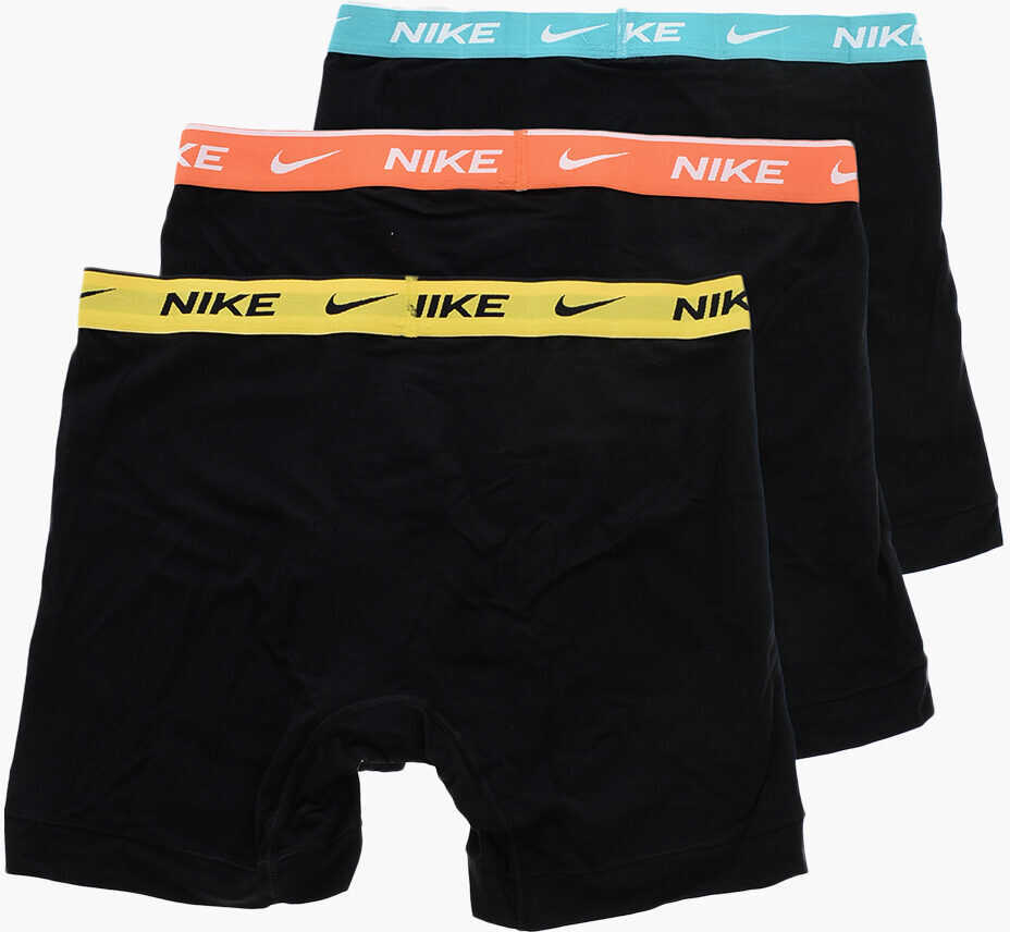 Lenjerie intima Nike Set Of 3 Stretch Cotton Boxer With Logoed Elastic Band Black Barbati (BM 19370483) 2