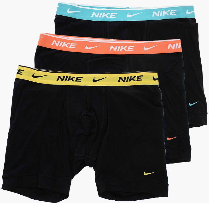 Lenjerie intima Nike Set Of 3 Stretch Cotton Boxer With Logoed Elastic Band Black Barbati (BM 19370483) 1