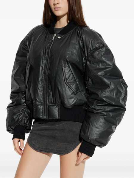 Bomber jacket Rick Owens Bomber Jacket Runway Cal BLACK Femei (BM 19370579) 3