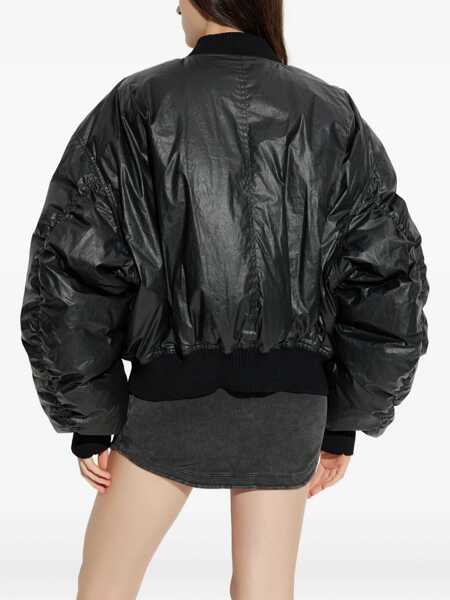 Bomber jacket Rick Owens Bomber Jacket Runway Cal BLACK Femei (BM 19370579) 4
