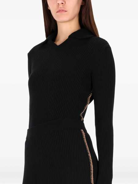 Pulovere casual Paul Smith Ribbed Sweater. BLACK Femei (BM 19370585) 4