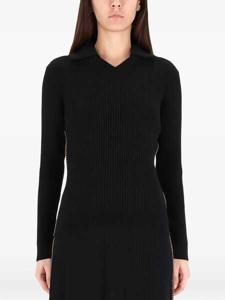 Pulovere casual Paul Smith Ribbed Sweater. BLACK Femei (BM 19370585) 1