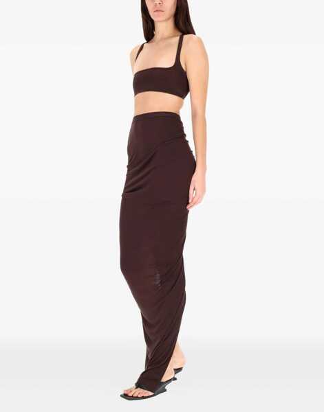 Bluze RICK OWENS LILIES Top Unhorny BROWN Femei (BM 19370588) 2