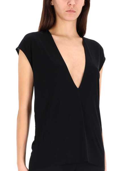 Tricouri RICK OWENS LILIES T-Shirt Dylan BLACK Femei (BM 19370597) 4