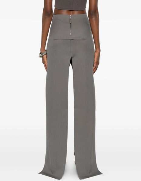 Fuste casual Rick Owens Long Skirt With Center Slits GREY Femei (BM 19370618) 4