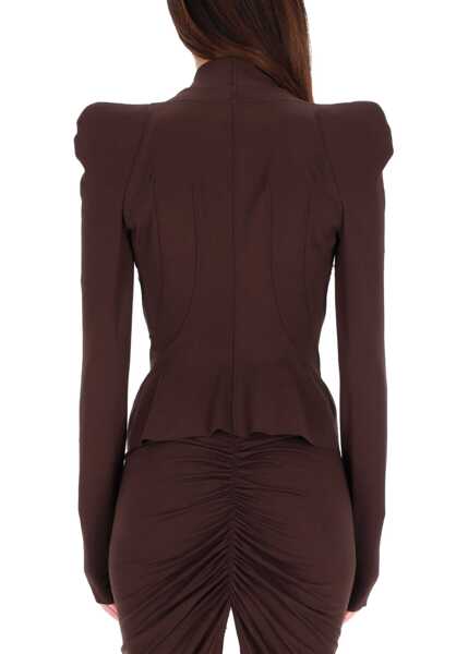 Sacouri office RICK OWENS LILIES Princess Jacket BROWN Femei (BM 19370621) 3