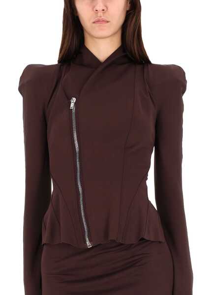 Sacouri office RICK OWENS LILIES Princess Jacket BROWN Femei (BM 19370621) 4