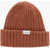 Woolrich Ribbed Virgin Wool Beanie Orange