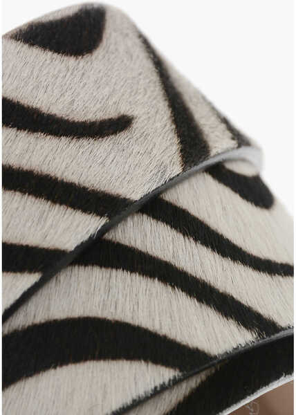 Curele B-LOW THE BELT Animal Patterned Ponyskin Belt With Golden Buckle 40Mm Multicolor Femei (BM 19370693) 4