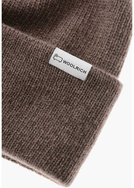 Caciuli Woolrich Wool Blend Luxe Beanie Brown Barbati (BM 19370699) 2