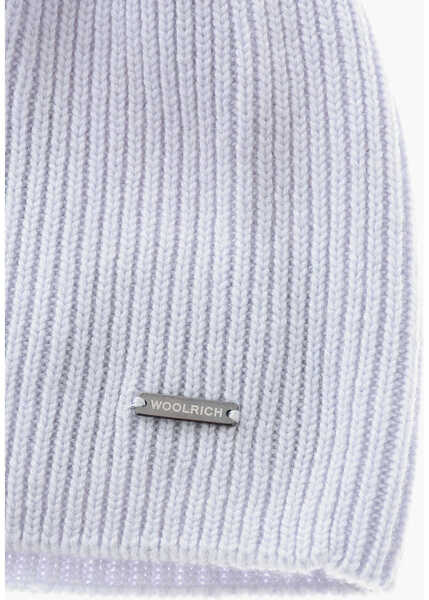 Caciuli Woolrich Pure Cashmere Beanie Light Blue Femei (BM 19370702) 2