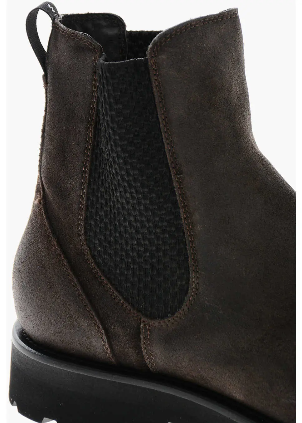 Ghete Woolrich Suede Chelsea Booties With Carrion Sole Brown Barbati (BM 19370705) 4