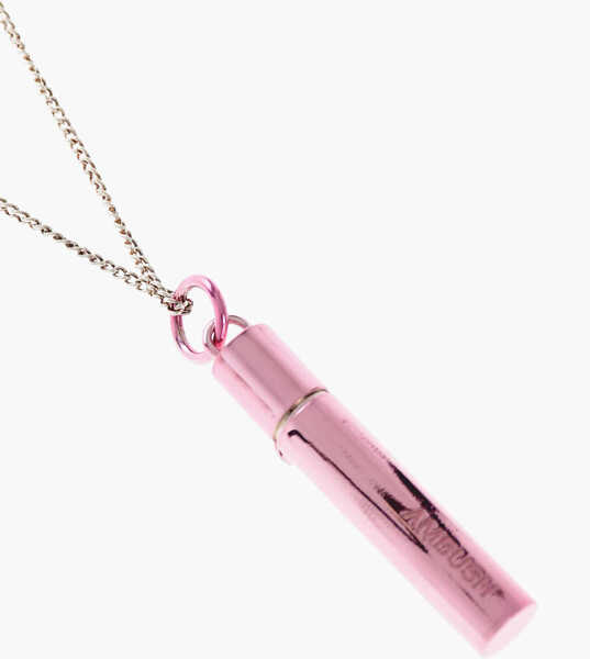 Coliere AMBUSH Silver Chain Necklace With Pill Case Pendant Pink Femei (BM 19370741) 2