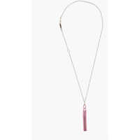 Coliere Silver Chain Necklace With Pill Case Pendant Femei