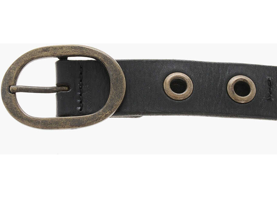 Curele MASSIMO ALBA Studded Leather Michael3 Belt 30Mm Black Barbati (BM 19370759) 2