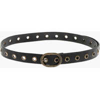 Accesorii MASSIMO ALBA pentru Barbati - Curele MASSIMO ALBA Studded Leather Michael3 Belt 30Mm Black Barbati (BM 19370759) - B-mall.ro