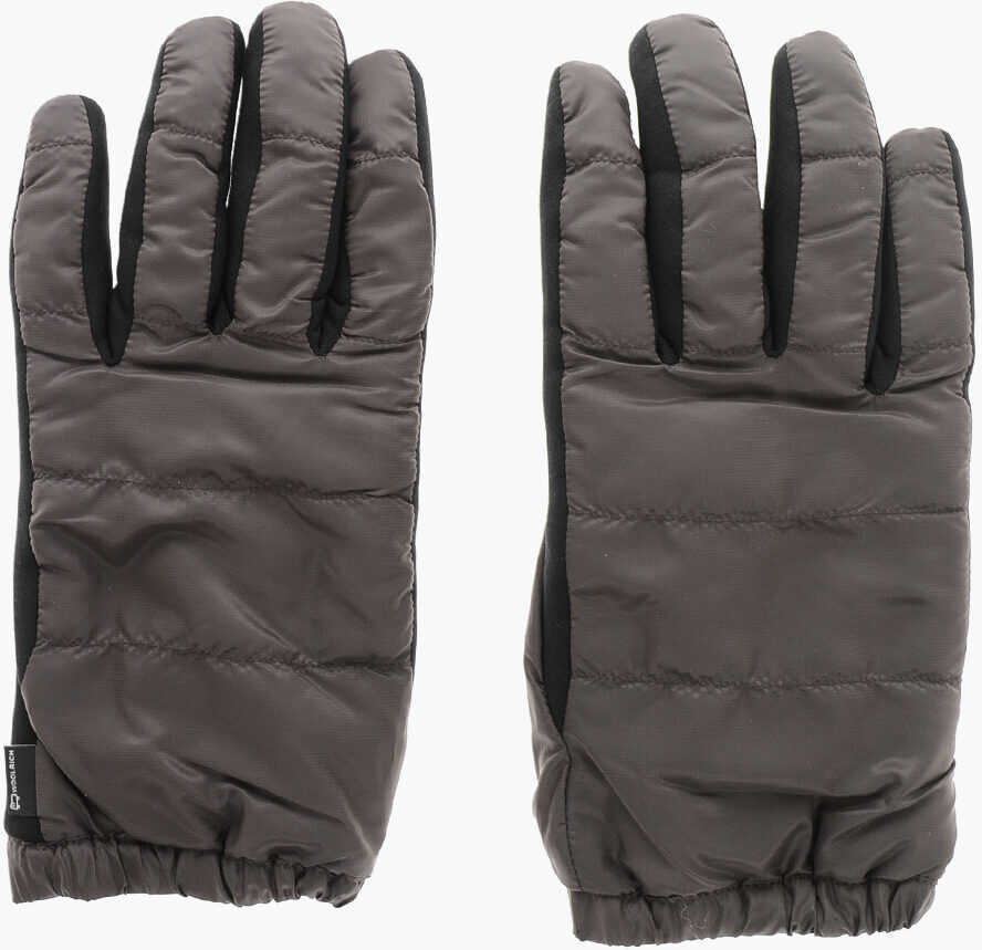 Manusi Woolrich Padded Nylon Touch Screen Gloves Brown Barbati (BM 19370765) 1