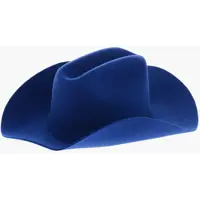 Caciuli 205W39Nyc Solid Color Western Hat With Embroidery Femei