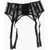 Elisabetta Franchi Lace Suspender Belt Black