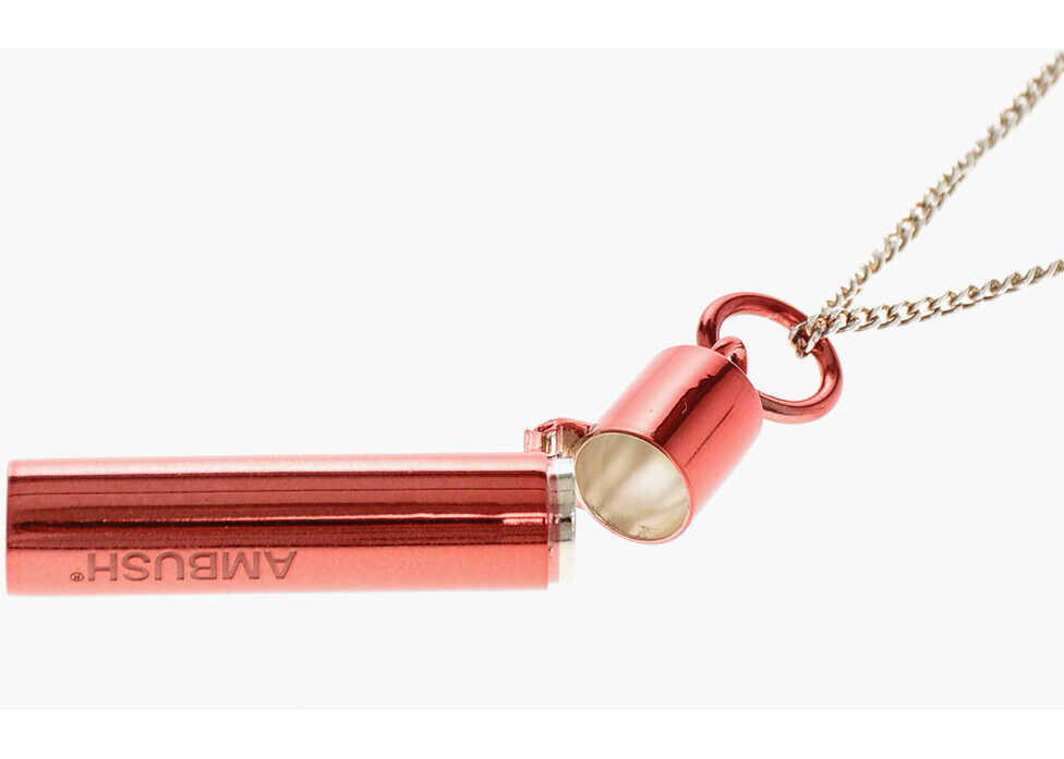 Coliere AMBUSH Silver Chain Necklace With Pill Case Pendant Red Femei (BM 19370924) 4
