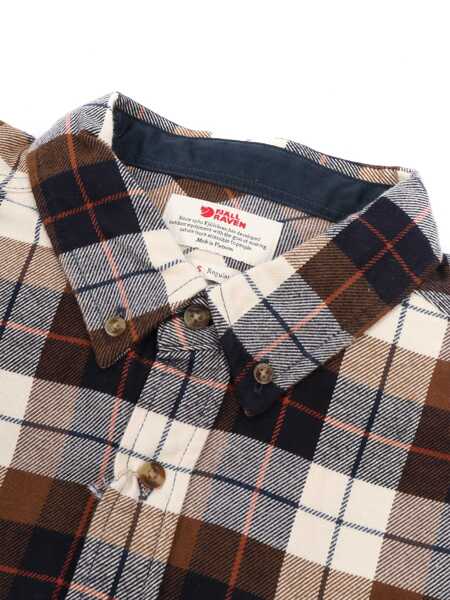 Camasi casual Fjallraven Kanken Singi Heavy Flannel Shirt M Brown Barbati (BM 19370979) 2