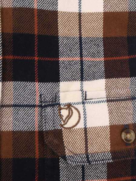 Camasi casual Fjallraven Kanken Singi Heavy Flannel Shirt M Brown Barbati (BM 19370979) 3