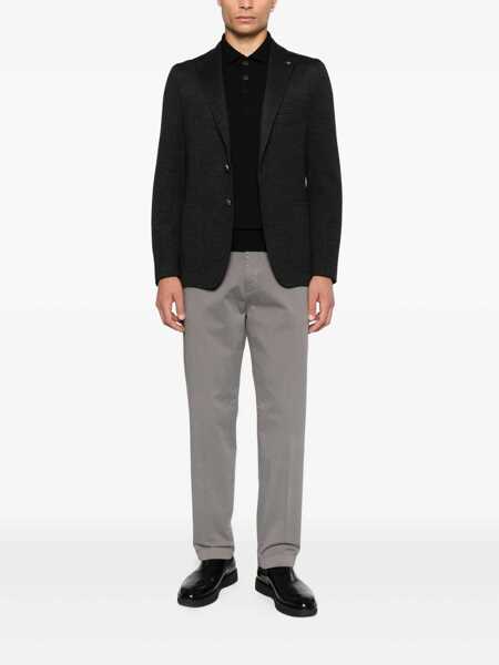 Camasi Tagliatore Tagliatore T-Shirts And Polos Black Barbati (BM 19371066) 2