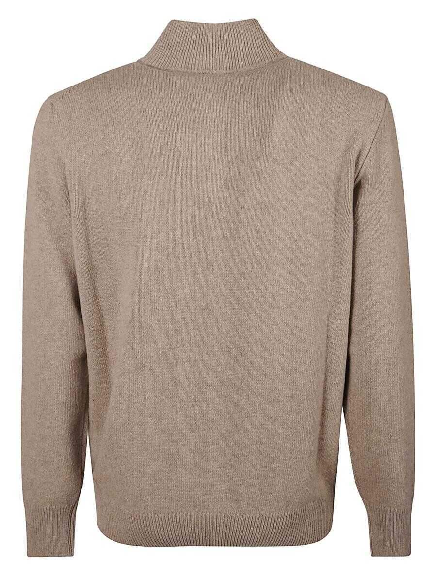 Pulovere ARAGONA Aragona Sweater BROWN Barbati (BM 19371273) 2