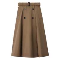 Fuste Burberry Gonna Trench Midi In Gabardine Femei