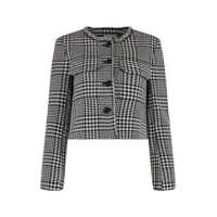 Geci Self-Portrait Jacquard Knit Jacket Femei