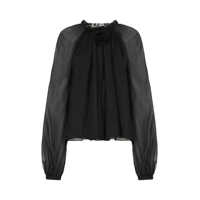 Bluze Alberta Ferretti Silk Chiffon Blouse Femei