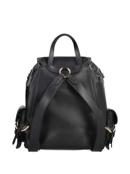 Rucsacuri Miu Miu Miu Miu Leather Backpack Black Femei (BM 19371759) 2