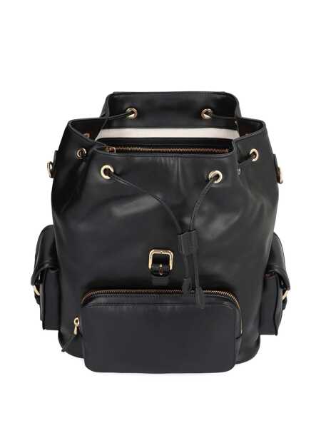 Rucsacuri Miu Miu Miu Miu Leather Backpack Black Femei (BM 19371759) 4