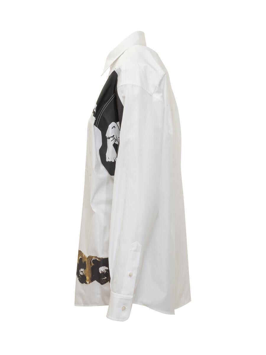 Camasi Marni Marni White Marni Shirt With Art Print MULTICOLOR Femei (BM 19371798) 3