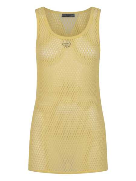 Tricouri Prada Prada T-Shirt YELLOW Femei (BM 19371900) 1