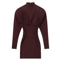 Rochii Stella McCartney Stella Mccartney Draped Long Sleeve Dress Femei