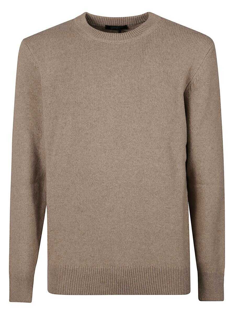 Pulovere ARAGONA Aragona Sweater BROWN Barbati (BM 19372155) 1